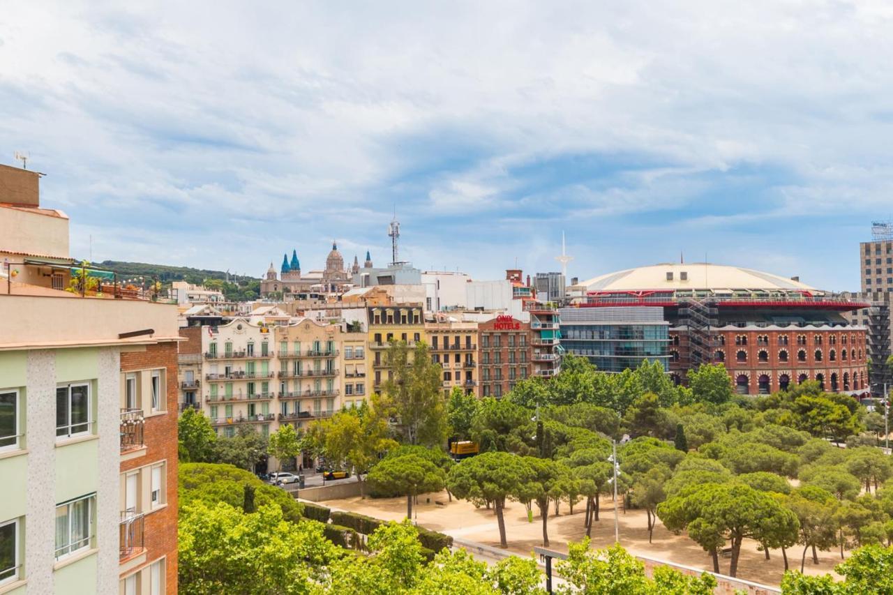 Cozy Studio with Amazing Terrace near Plaza España Barcelona Exterior foto