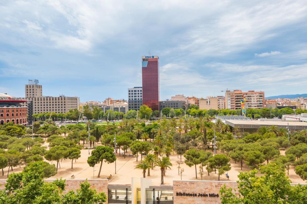 Cozy Studio with Amazing Terrace near Plaza España Barcelona Exterior foto
