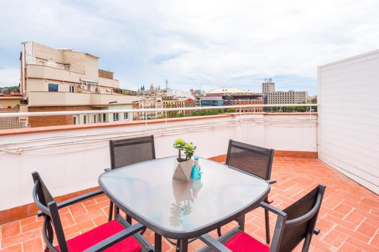 Cozy Studio with Amazing Terrace near Plaza España Barcelona Exterior foto